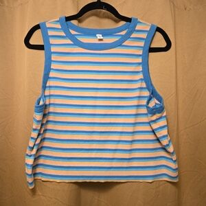 * Bp 3x striped crop top